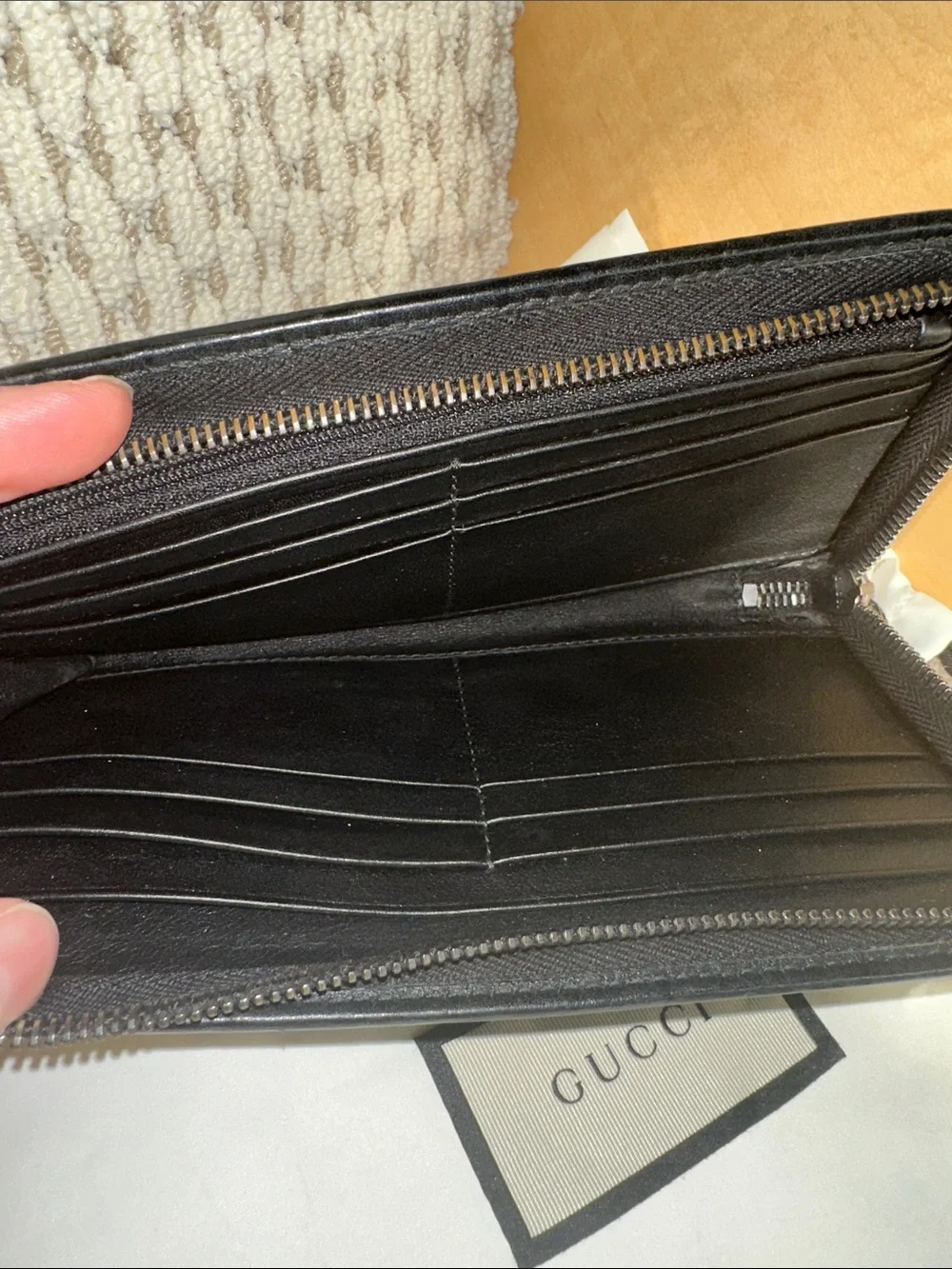 Gucci Guccissima GG Wallet and Dust Bag-COA included - Picture 3 of 9